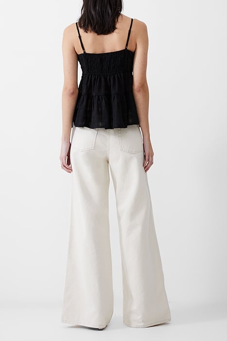 STRAPPY PANELLED CAMI TOP BLACK 3