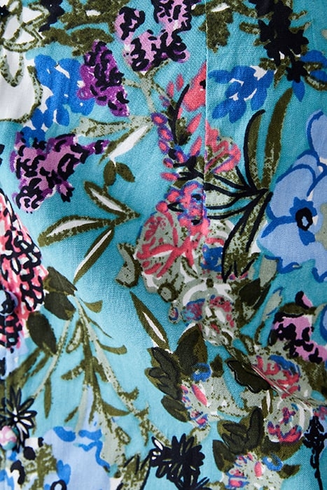 BLOSSOM DRAPEY BTN MIDI SKIRT STILL WATER 4