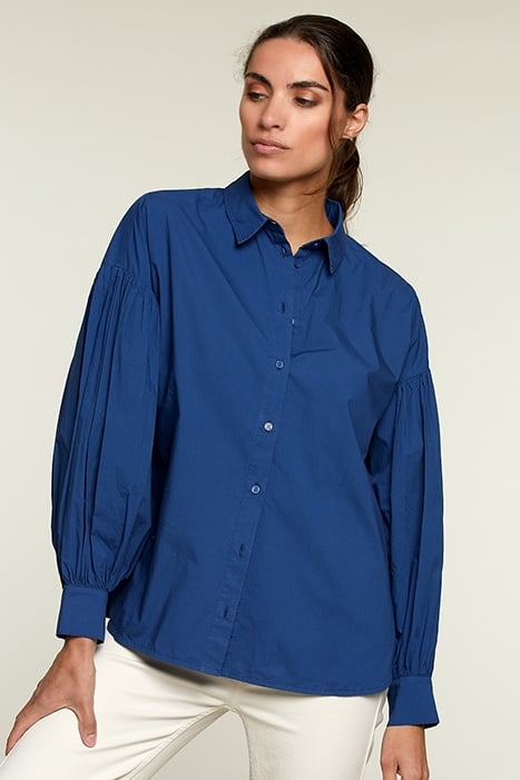 BLUE BALLOON SLEEVES SHIRT 1