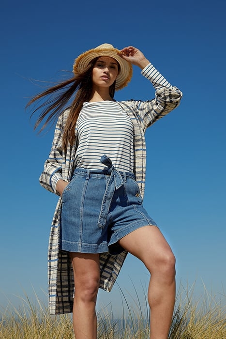 MULTICOLOR CHECKED KIMONO 5