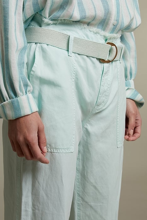 GREEN HIGH WAIST PANTS 4