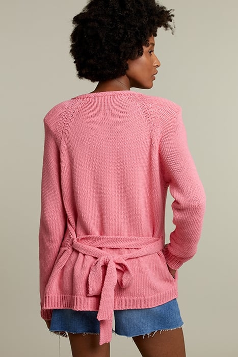 PINK V-NECK CARDIGAN 5