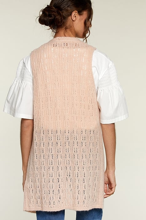 PINK LONG AJOUR SPENCER 2