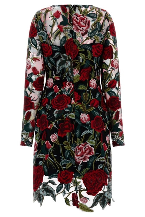 ROSA DRESS BLACK FLORAL MULTI 4