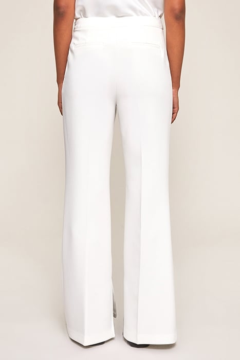 FLARE TROUSERS WITH SPLIT WHITE 2