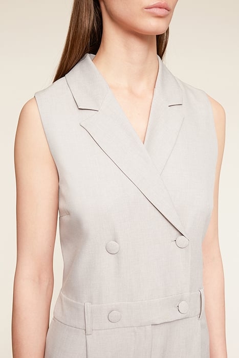LONG DOUBLE-BREASTED JUMPSUIT GREY 6