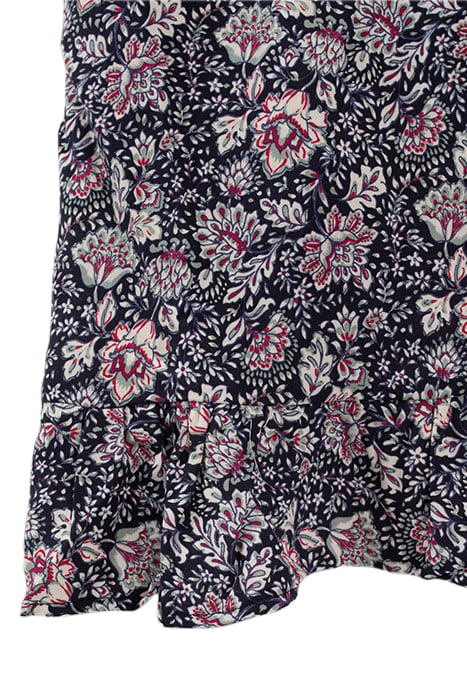 GIRLS’ NAVY FLOWER PRINT LENZING™ ECOVERO™ ASYMMETRIC SKIRT 5