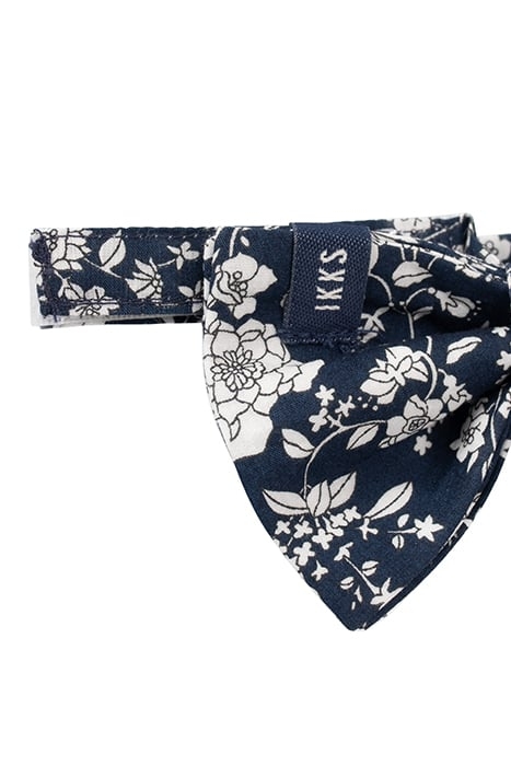 BOY'S NAVY FLORAL PRINT BOW TIE 3