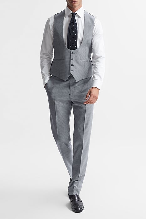 GRANGE HS-PUPPYTOOTH HORS NAVY/WHITE 3