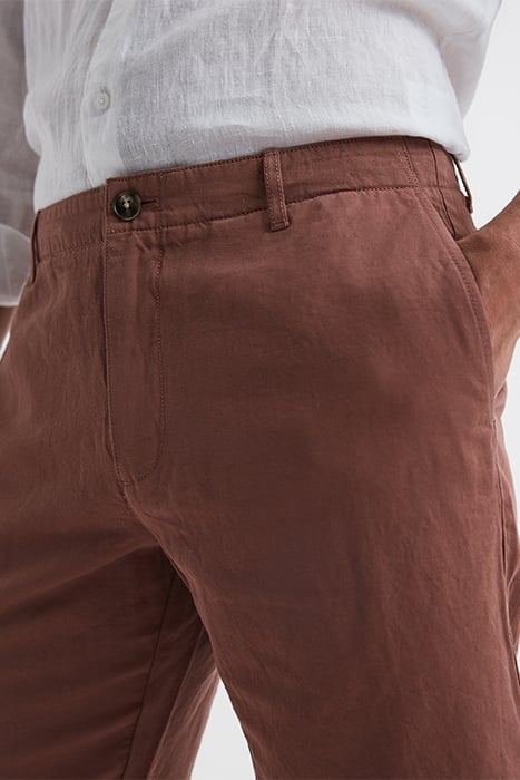 EZRA-CASUAL SHORTS RUST 5