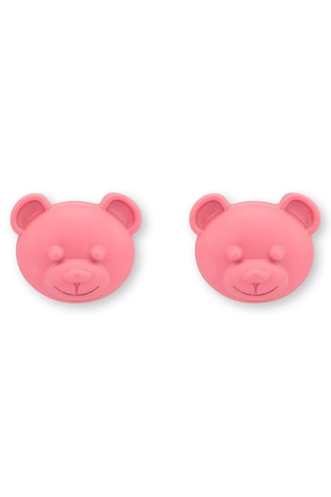 MOSCHINO TEDDY BEAR CLIP EARRINGS PINK 1