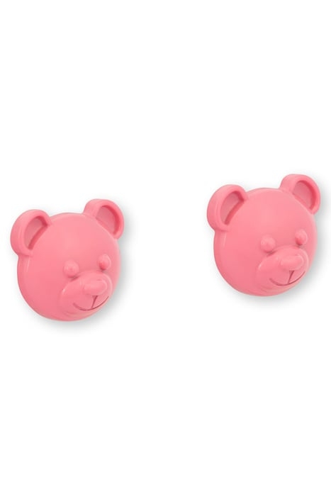 MOSCHINO TEDDY BEAR CLIP EARRINGS PINK 4