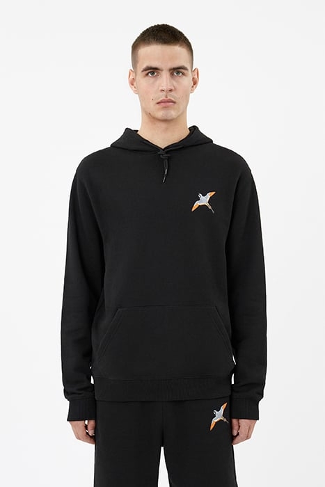 SINGLE BEE BIRD HOODIE BLACK 4