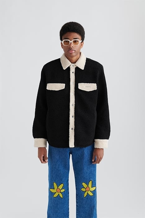 ASPEN COLORBLOCK OVERSHIRT BLACK 1