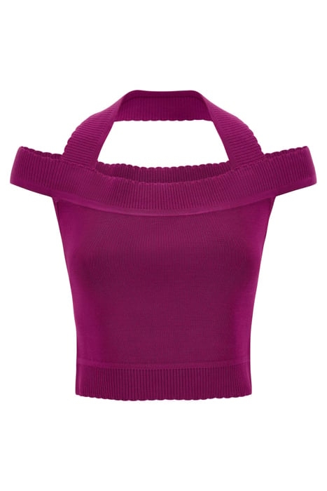 JUSTINE SWEATER TOP VIOLET FLOWER 4