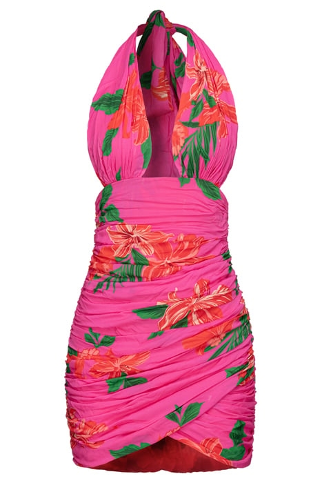 NIWOK DRESS MULTI FUCHSIA/RED 3