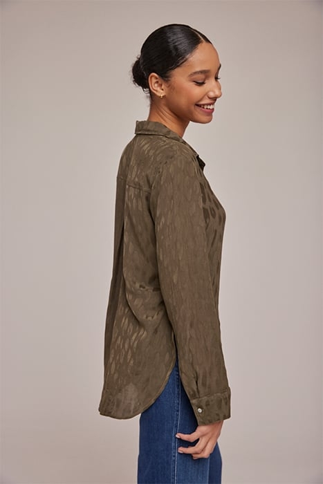 FLOWY BUTTON DOWN HERB GREEN 4