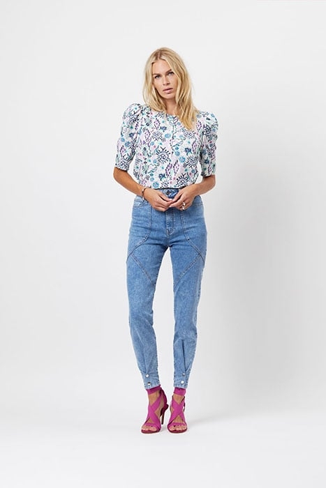 D6MARAY RELAXED FIT PANTS SNOW WASH 1