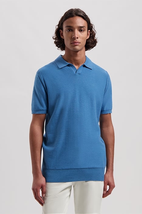 DS_MERCURY SHORT SLEEVE POLO AEGEAN BLUE 1