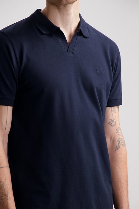 DS_BOWIE V-NECK POLO DK. NAVY 4