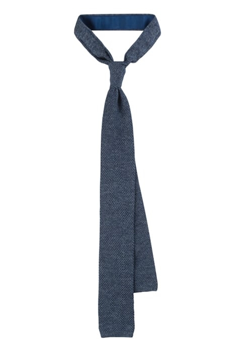 BLUE KNITTED TIE BLUE 1
