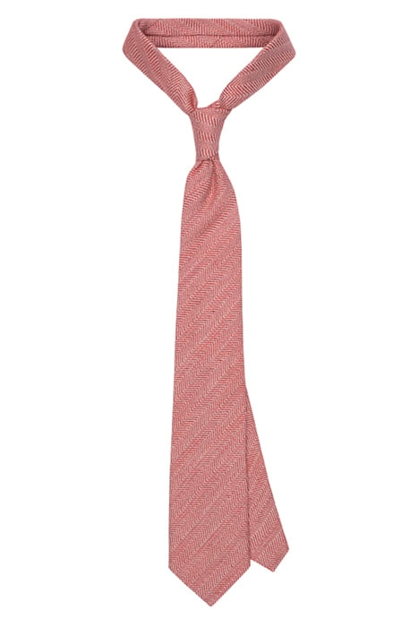 ORANGE HERRINGBONE TIE ORANGE 1