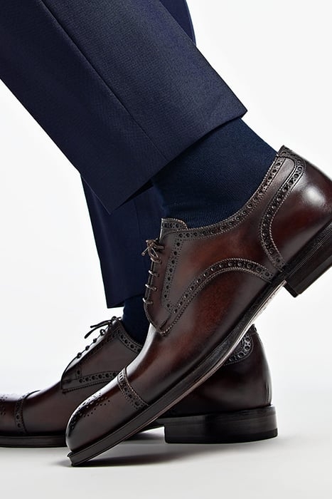 LEATHER-BROGUEDERBY-BROWN BROWN 3