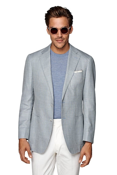 JACKET-L.BLUE-HOUNDSTOOTH LIGHT BLUE 1
