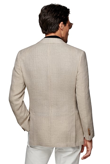 JACKET-L.BROWN-HERRINGBONE LIGHT BROWN 2