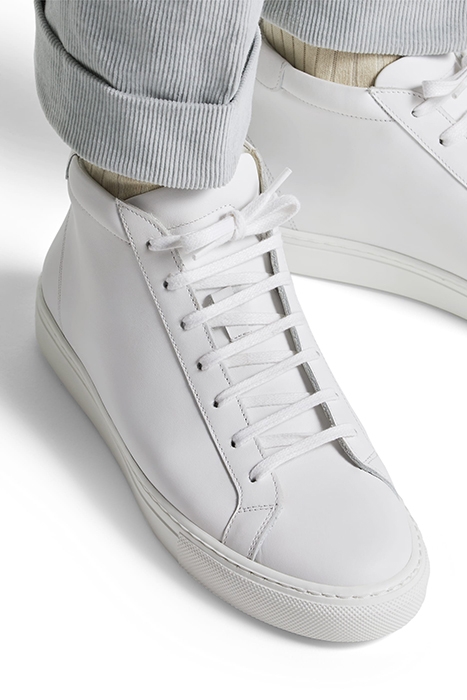 LEATHER-HIGHTOPSNEAKER-WHITE WHITE 2