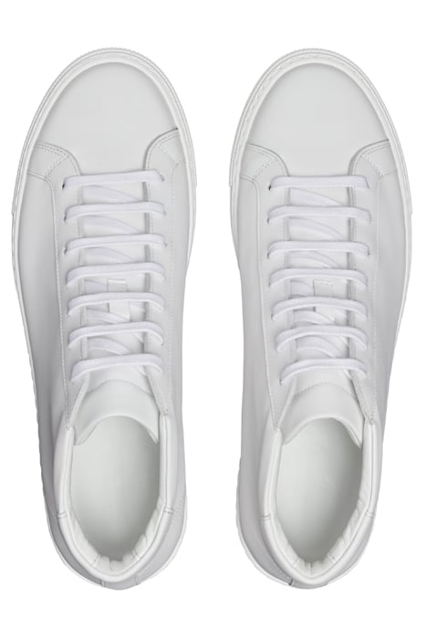 LEATHER-HIGHTOPSNEAKER-WHITE WHITE 6