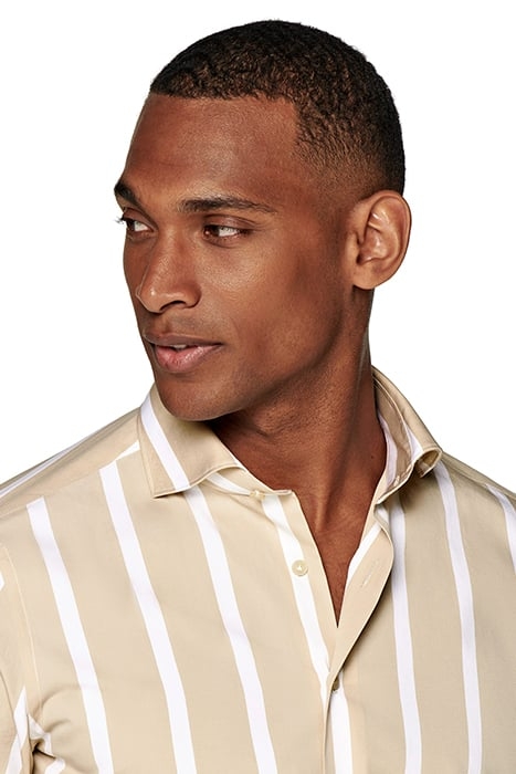 BOLD STRIPE BLOND CAMEL LIGHT BROWN 6