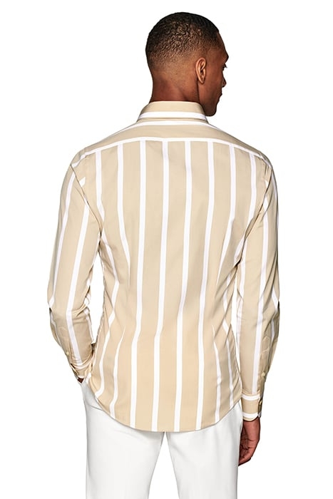 BOLD STRIPE BLOND CAMEL LIGHT BROWN 2