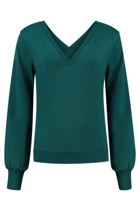 ELADO SWEATER PETROL BLUE 1
