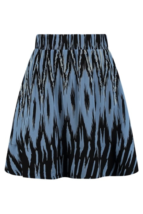 RISO SKIRT BLACK/BABY BLUE/MID BLUE 1
