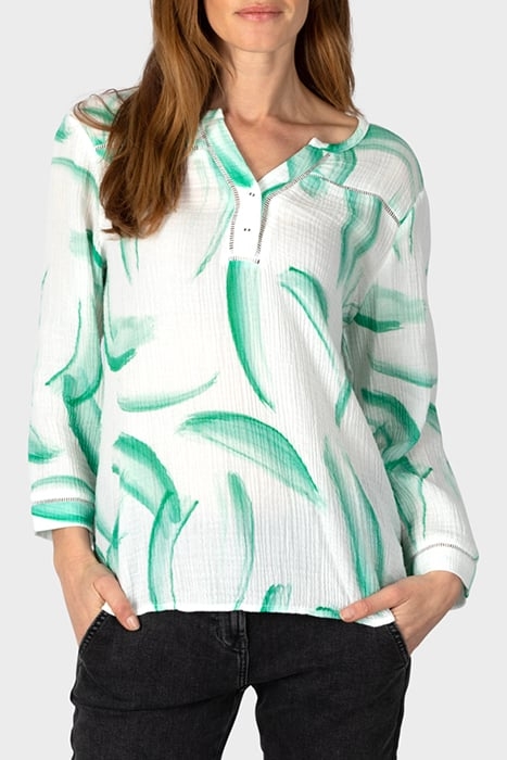 BLOUSE WOVEN LONG SLEEVES CLOUD DANCER 1