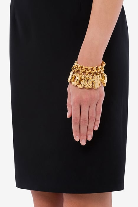 INFLATABLE LETTERING BRACELET GOLD 2