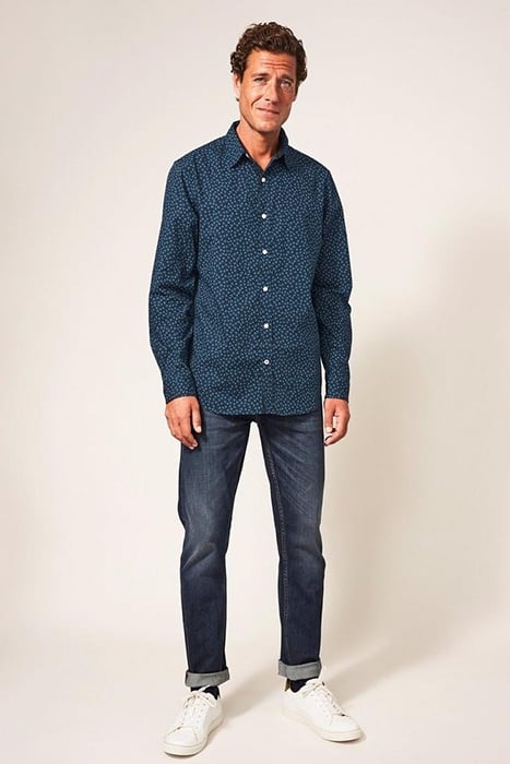 PARTY GEO PRINTED SHIRT DARK NAVY 2