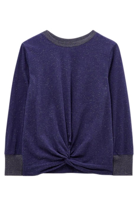FRANKIE SPARKLE TOP DARK NAVY 3