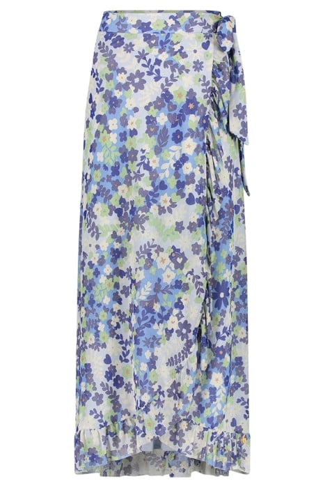 BOBO FRILL SKIRT RIAD BLUE/HOLY GUACA 3