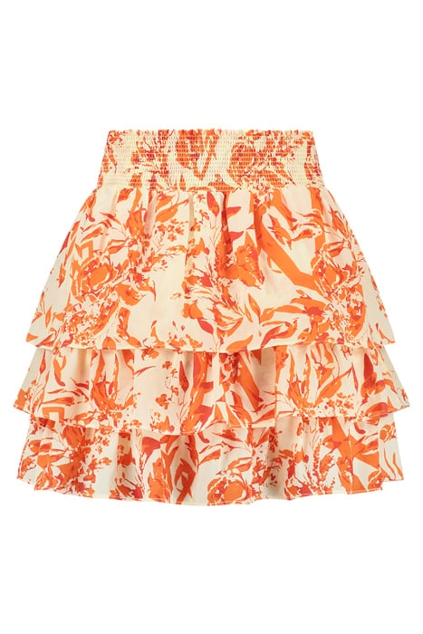 RACHEL SKIRT SUN ORANGE/CREAM 2