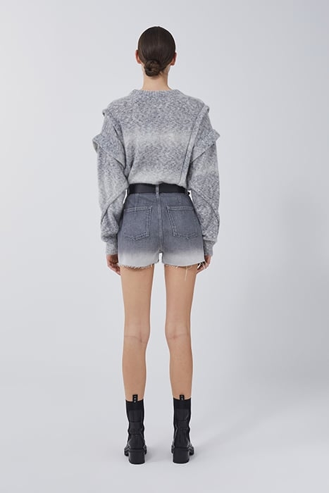 JOAN SHORT IN GREY LUNAR 2