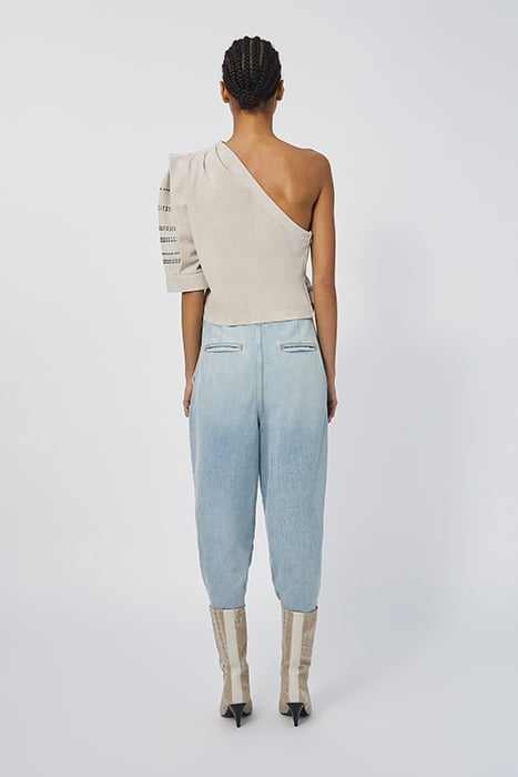 MORONI BLOUSE IN PEARL GREY 3