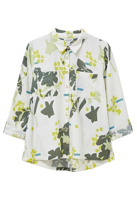 SOPHIE COTTON SHIRT IVORY PRINTED 2