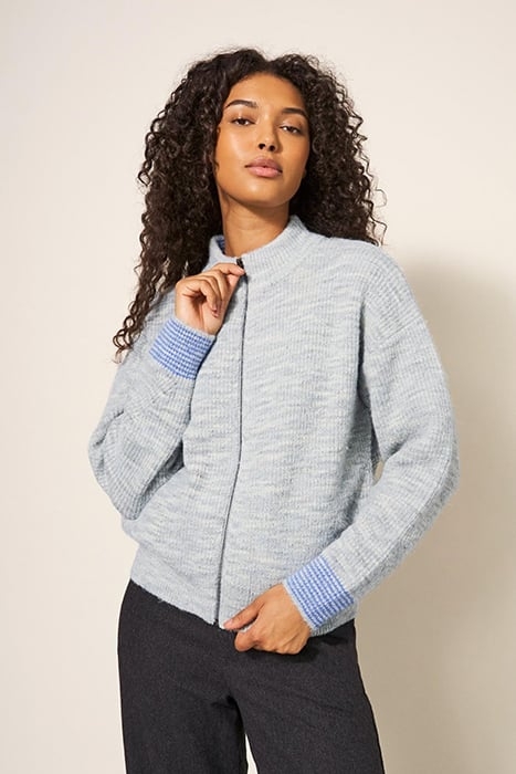 WEEKEND BOMBER GREY MARL 1