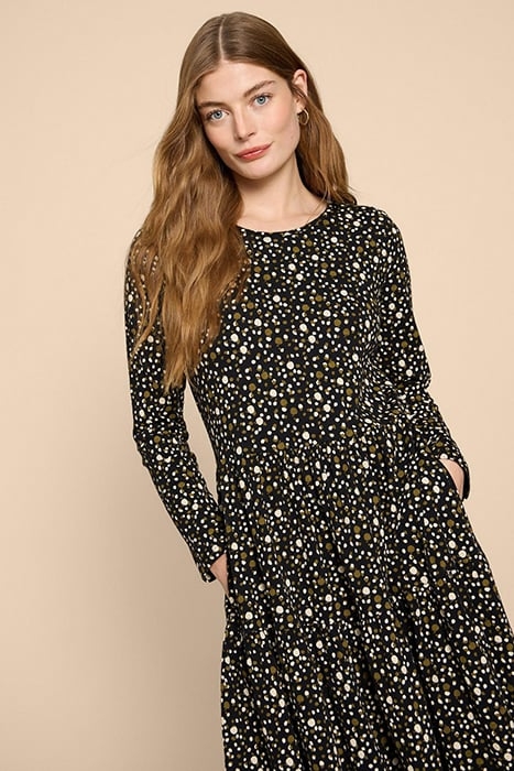 POPPY JERSEY MINI DRESS BLACK 3