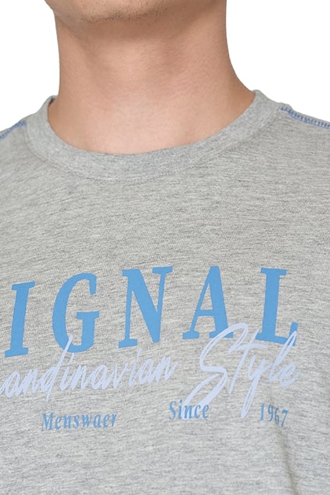 ERICSI GAVIN TEE + GRAY SAND MELANGE 6