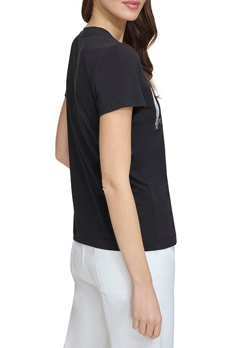 S/S SOHO LOGO T SHRT BLACK 5