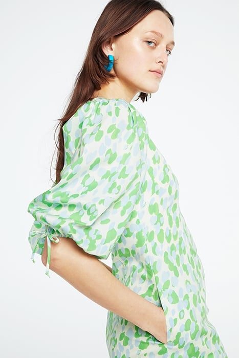 IRIS DRESS CREAM WHITE/ACAPULCO 5