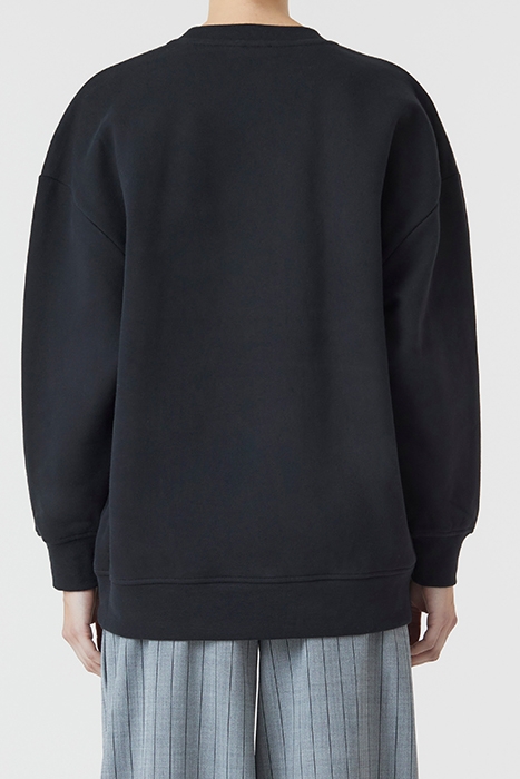 OVERSIZE CREW T-SHIRTS BLACK 2